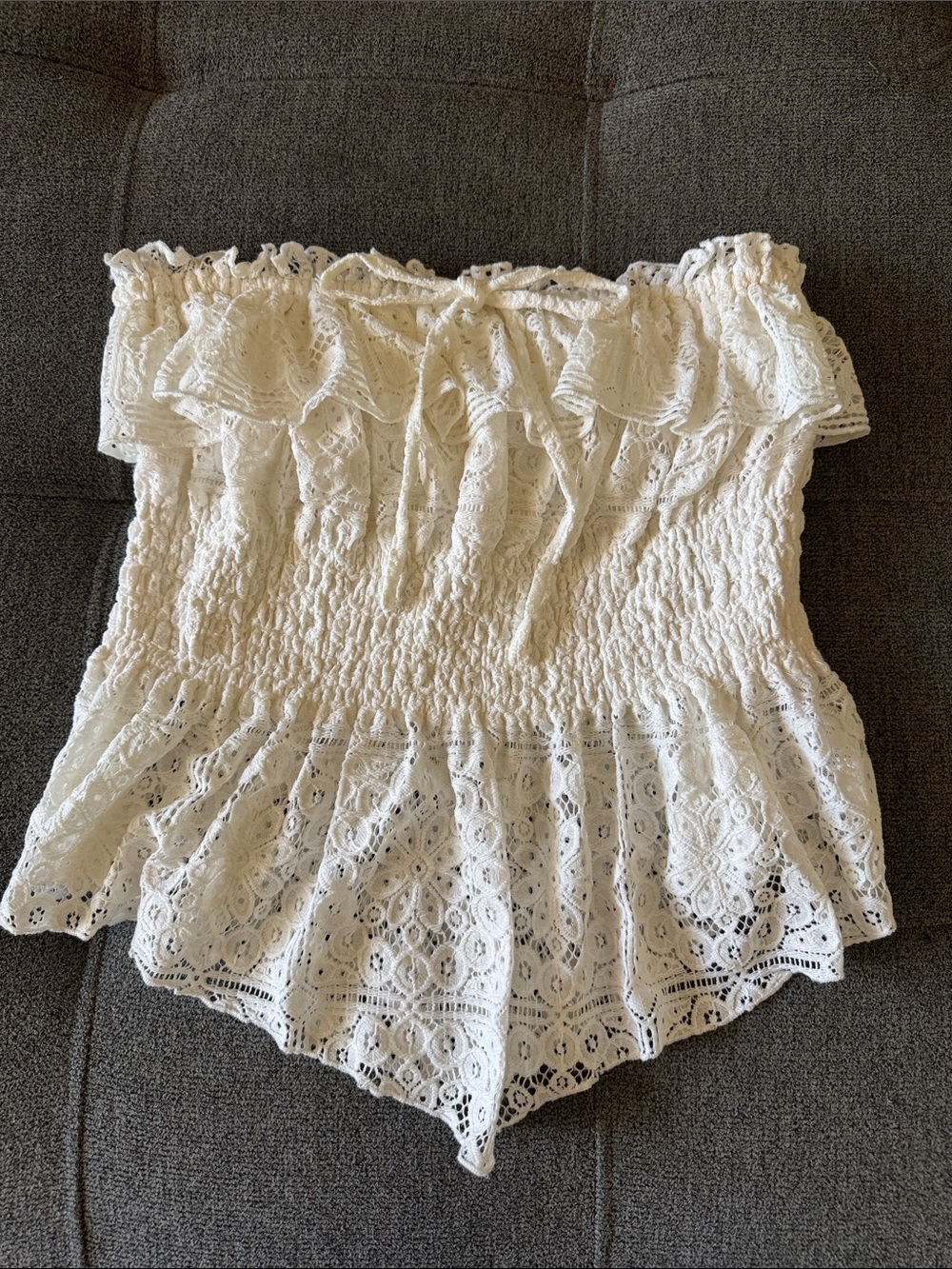 Kimchi Blue Lace Tube Top